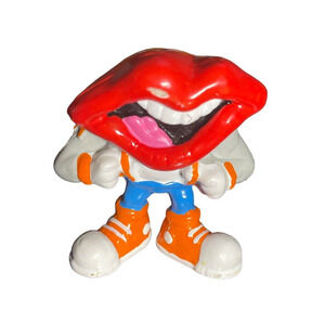 Vintage General Foods Tang Big Mouth Hot Lips PVC Advertising Figurines Figures